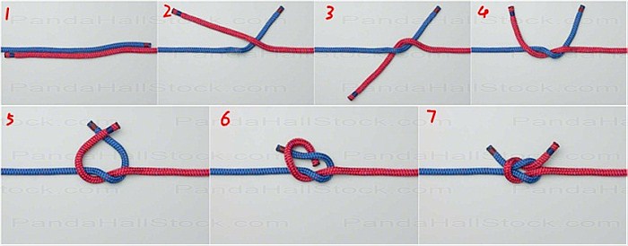 How to tie a square knot